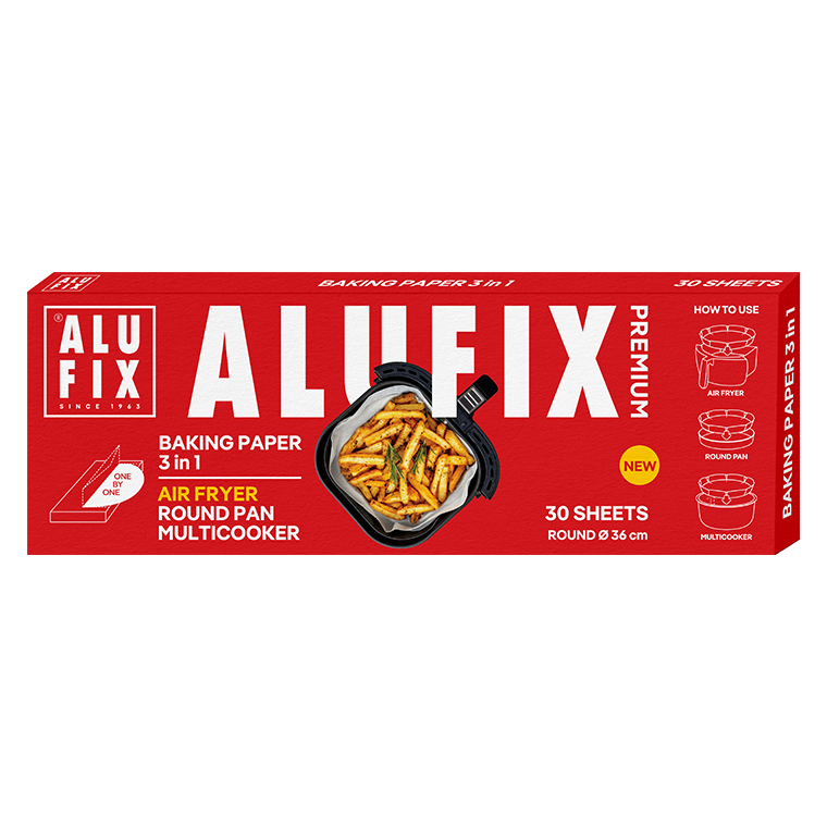 ALUFIX Baking paper- Air fryer, multicooker - 30 pcs